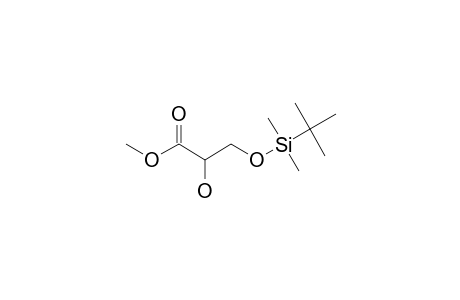 METHYL-(S)-3-(TERT.-BUTYLDIMETHYLSILOXY)-2-HYDROXYPROPIONATE