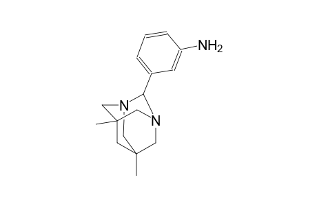 benzenamine, 3-(5,7-dimethyl-1,3-diazatricyclo[3.3.1.1~3,7~]dec-2-yl)-