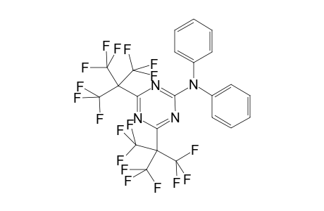 N,N-Diphenyl-4,6-bis[2,2,2-trifluoro-1,1-bis(trifluoromethyl)ethyl]-1,3,5-triazin-2-amine