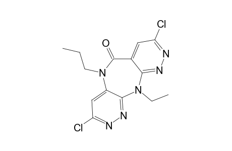 3,8-DICHLORO-11-ETHYL-5,11-DIHYDRO-5-PROPYLDIPYRIDAZINO-[4,3-B:3',4'-E]-[1,4]-DIAZEPIN-6-ONE