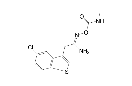 5-chloro-O-(methylcarbamoyl)benzo[b]thiophene-3-acetamidoxime