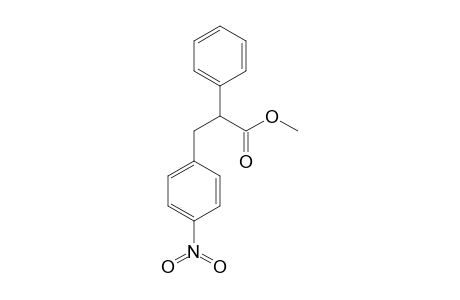 3-(p-nitrophenyl)-2-phenylpropionic acid, methyl ester