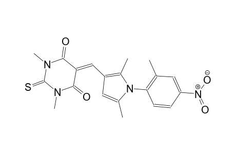 5-{[2,5-dimethyl-1-(2-methyl-4-nitrophenyl)-1H-pyrrol-3-yl]methylene}-1,3-dimethyl-2-thioxodihydro-4,6(1H,5H)-pyrimidinedione