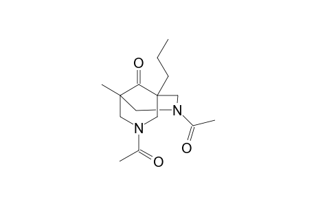 3,7-diacetyl-1-methyl-5-propyl-3,7-diazabicyclo[3.3.1]nonan-9-one