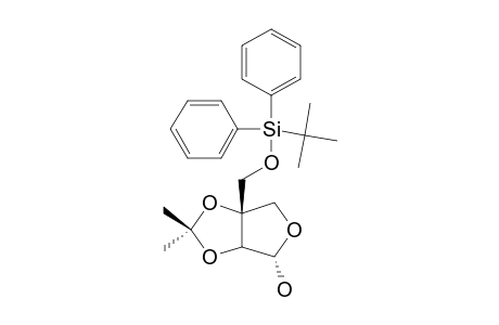 3'-O-TERT.-BUTYLDIPHENYLSILYL-2,3-O-ISOPROPYLIDENE-D-APIO-D-FURANOSE;ISOMER-ALPHA