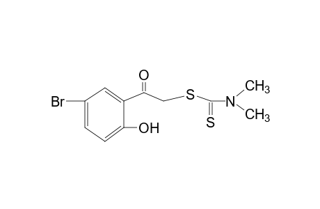 5'-bromo-2'-hydroxy-2-mercaptoacetophenone, 2-(dimethyldithiocarbamate)