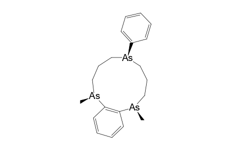 2,10-DIMETHYL-6-PHENYL-2,6,10-TRIARSABICYCLO-[9.4.0]-PENTADECA-1(11),12,14-TRIENE