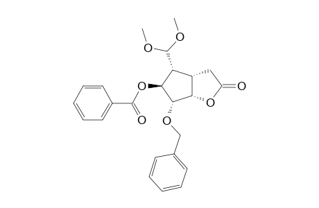 [3AR-(3A-ALPHA,4-ALPHA,5-BETA,6-BETA,6A-BETA)]-5-(BENZOYLOXY)-6-(BENZYLOXY)-HEXAHYDRO-4-(1,1'-DIMETHOXYMETHYL)-2H-CYCLOPENTA-[B]-FURAN-2-ONE