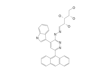 (2R,3S,4S)-5-[[6-ANTHRACEN-9-YL-4-(1H-INDOL-3-YL)-PYRIDAZIN-3-YL]-HYDRAZONO]-PENTANE-1,2,3,4-TETRAOL