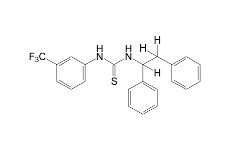 1-(1,2-DIPHENYLETHYL)-2-THIO-3-(alpha,alpha,alpha-TRIFLUORO-m-TOLYL)UREA