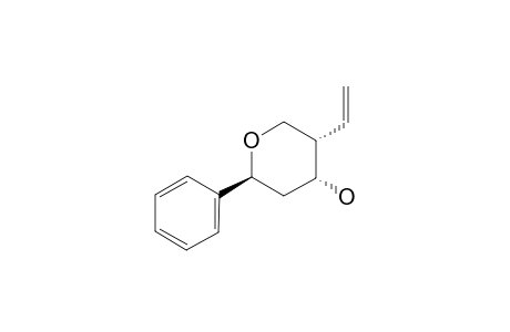 (2S*,4R*,5S*)-4-HYDROXY-2-PHENYL-5-VINYL-TETRAHYDROPYRAN