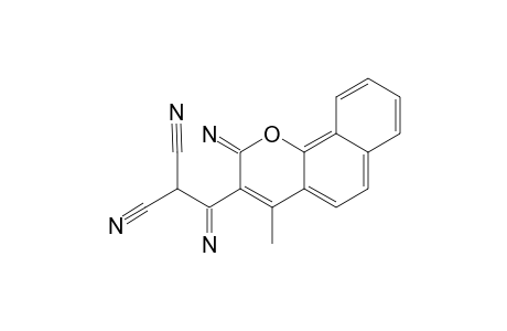 2-[IMINO-(2-IMINO-4-METHYL-2H-BENZO-[H]-CHROMEN-3-YL)-METHYL]-MALONONITRILE