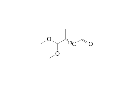 (2-(C-13))-4,4-DIMETHOXY-3-METHYLBUT-2-EN-1-AL