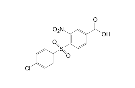 4-[(p-chlorophenyl)sulfonyl]-3-nitrobenzoic acid