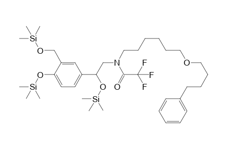 Salmeterol, N-TFA, O,O',O''-tris-TMS