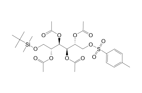 2,3,4,5-TETRA-O-ACETYL-6-O-(TERT.-BUTYLDIMETHYLSILYL)-1-O-(PARA-TOLUENESULFONYL)-D-MANNITOL