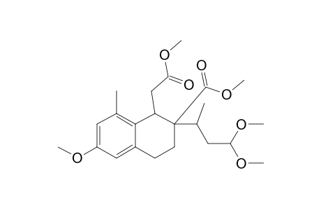 METHYL-[3''R-(1'-ALPHA,2'-ALPHA)]-2-[2'-(1'',1''-DIMETHOXYBUT-3''-YL)-6'-METHOXY-2'-METHOXYCARBONYL-8'-METHYL-1',2',3',4'-TETRAHYDRONAPHTHALEN-1'-YL]-A