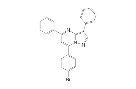 7-(4-BROMOPHENYL)-3,5-DIPHENYL-PYRAZOLO-[1,5-A]-PYRIMIDINE