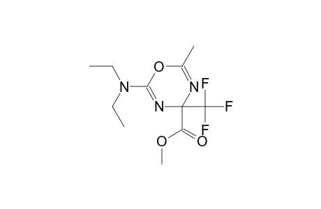 methyl 2-(diethylamino)-6-methyl-4-(trifluoromethyl)-4H-1,3,5-oxadiazine-4-carboxylate