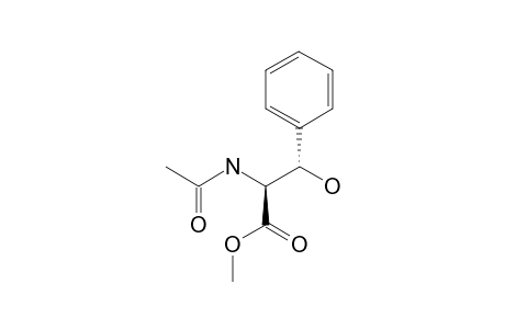 ERYTHRO-METHYL-(2S*,3S*)-2-(N-ACETYLAMINO)-3-HYDROXY-3-PHENYL-PROPIONATE