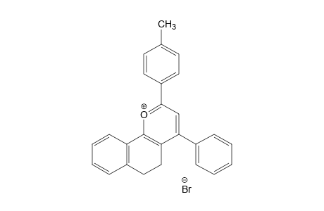 5,6-dihydro-4-phenyl-2-p-tolylnaphtho[1,2-b]pyrylium bromide