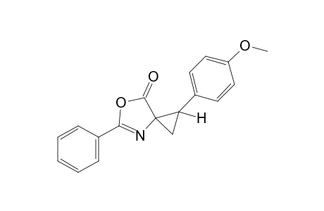 1-(p-methoxyphenyl)-5-phenyl-6-oxa-4-azaspiro[2,4]hept-4-en-7-one