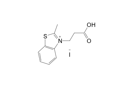 3-(2-carboxyethyl)-2-methylbenzothiazolium iodide