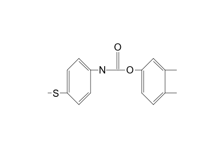 p-(methylthio)carbanilic acid, 3,4-xylyl ester