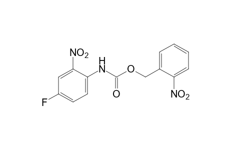 4-fluoro-2-nitrocarbanilic acid, o-nitrobenzyl ester