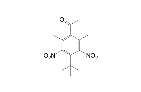 4'-Tert-butyl-2',6'-dimethyl-3',5'-dinitroacetophenone