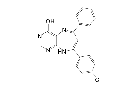 8-(4-CHLOROPHENYL)-6-PHENYL-9H-PYRIMIDO-[4,5-B]-[1,4]-DIAZEPIN-4-OL