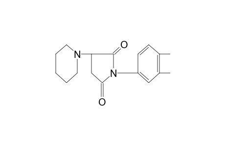 2-piperidino-N-(3,4-xylyl)succinimide