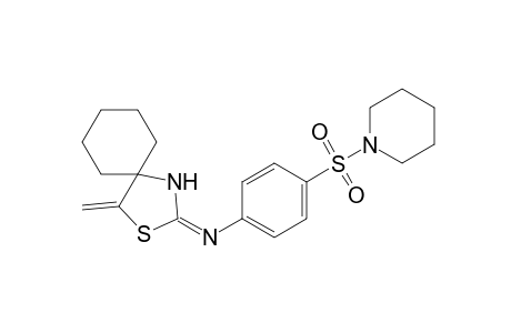 4-methylene-2-{[p-(piperidinosulfonyl)phenyl]imino}-3-thia-1-azaspiro[4,5]decane