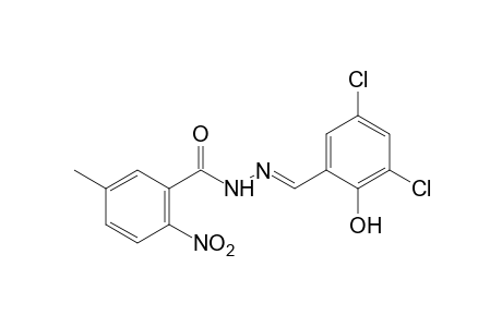 6-nitro-m-toluic acid, (3,5-dichlorosalicylidene) hydrazide