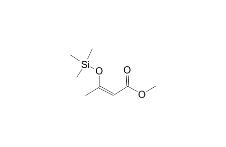 Methyl 3-(trimethylsilyloxy)crotonate, mixture of cis and trans