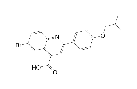 6-bromo-2-(4-isobutoxyphenyl)-4-quinolinecarboxylic acid