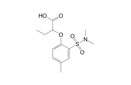 2-{[2-(dimethylsulfamoyl)-p-tolyl]oxy}butyric acid