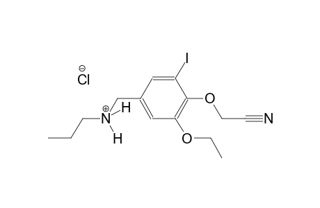 N-[4-(cyanomethoxy)-3-ethoxy-5-iodobenzyl]-1-propanaminium chloride