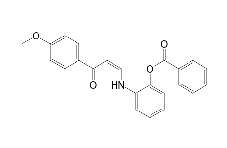 cis-3-(o-hydroxyanilino)-4'-methoxyacrylophenone, benzoate (ester)