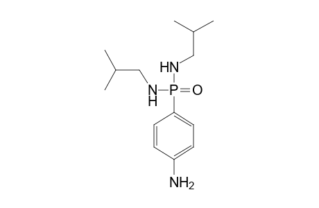 p-(p-aminophenyl)-N,N'-diisobutylphosphonic diamide