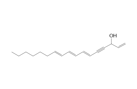 (6E,8E,10E)-Heptadeca-1,6,8,10-tetraen-4-yn-3-ol