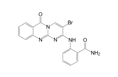 2-(3-Bromo-10-oxo-10H-1,4a,9-triaza-anthracen-2-ylamino)-benzamide