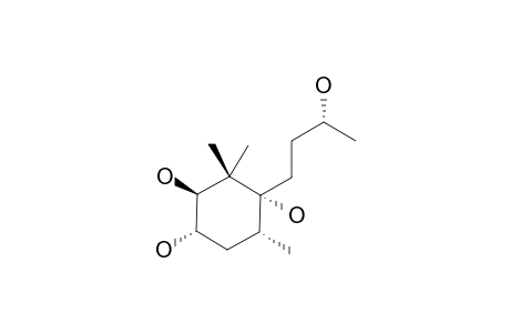 MELIOSMA-IONOL-B;(2S,3S,5R,6R,9R)-2,3,6-TRIHYDROXY-MEGASTIGMANE