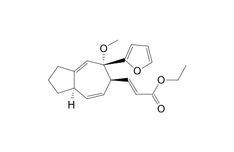 Ethyl (E)-(5.alpha.,6.beta.,8a.alpha.)-3-(5-(2-Furyl)-5-methoxy-1,2,3,5,6,8a-hexahydroazulen-6-yl)propenoate