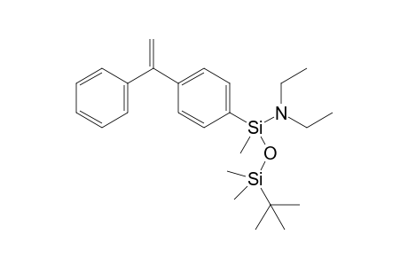 N,N-Diethyl-1-[(tert-butyldimethyl)siloxy]-1-methyl-1-[4-(1-phenylvinyl)phenyl]-silanamine