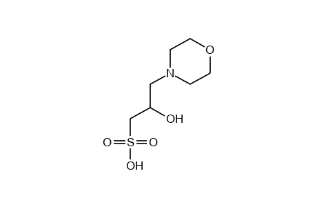 beta-Hydroxy-4-morpholinepropanesulfonic acid