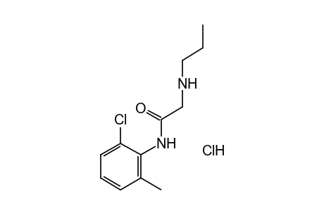 6'-chloro-2-(propylamino)-o-acetotoluidide, monohydrochloride