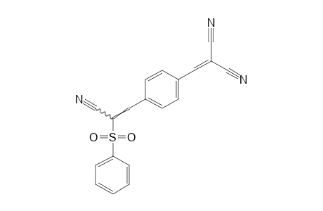 {p-[2-CYANO-2-(PHENYLSULFONYL)VINYL]BENZYLIDENE}MALONONITRILE