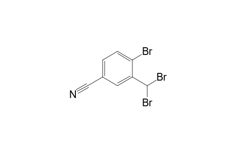 4-bromo-3-(dibromomethyl)benzonitrile