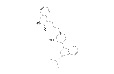 1-{3-[4-(1-isopropylindol-3-yl)piperidino]propyl}-2-benzimidazolinone, monohydrochloride